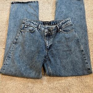 PIRAL Women's Blue Flare & Wide Leg Jeans